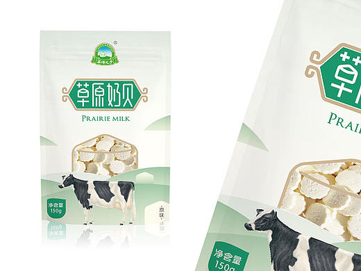 新北飞草原奶贝包装设计