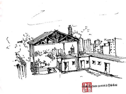 浉河印象2（个人主页-ZNDgxNTk0Mjg=） - 绘画 - 站酷设计师石头速写原创素材 - 站酷ZCOOL