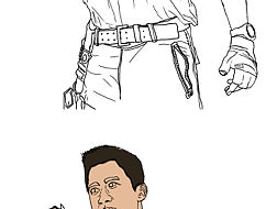 戰(zhàn)狼2-冷鋒！手繪一張