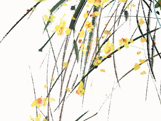 迎春（個人主頁-ZMzMzNDUyMzI=） - 創(chuàng)作習(xí)作 - 站酷設(shè)計師兔子和她原創(chuàng)素材 - 站酷ZCOOL