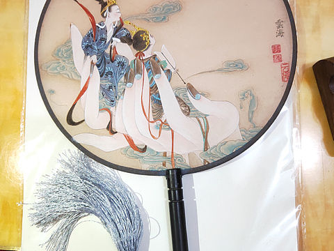 临摹团扇
