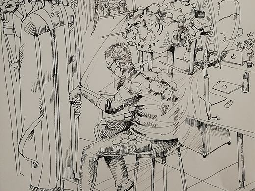 趣味速写（个人主页-ZMzA5MzczMzY=） - 艺术插画 - 站酷设计师B丶lackman原创素材 - 站酷ZCOOL