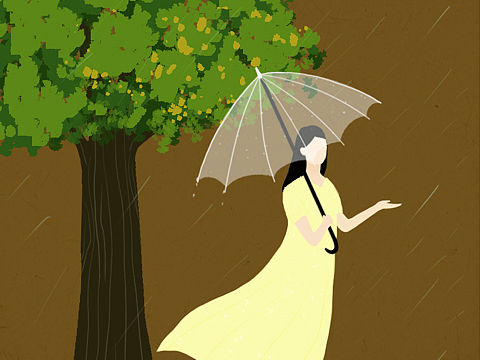 女孩和树（个人主页-ZNDcwNjU1NDg=） - 创作习作 - 站酷设计师Ivy晨原创素材 - 站酷ZCOOL