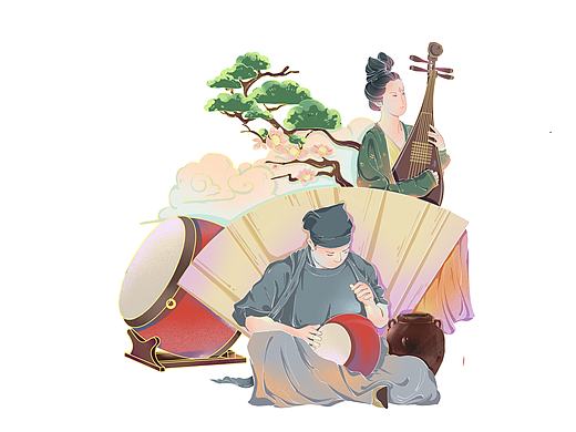 我们的中国2021年国风插画主题日历