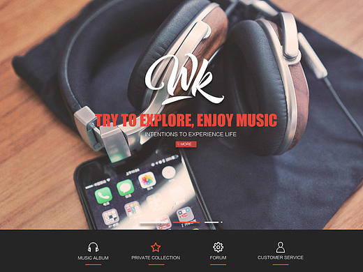 WK官網(wǎng)測(cè)試版面（個(gè)人主頁(yè)-ZMjEyNDI1ODQ=） - 企業(yè)官網(wǎng) - 站酷設(shè)計(jì)師木子M0on原創(chuàng)素材 - 站酷ZCOOL