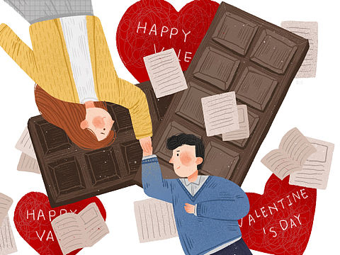 一点甜|iPad每日恋人主题小画打卡（6/6）