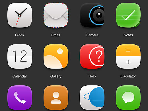 简·韵 简单2.5D图标 ICON