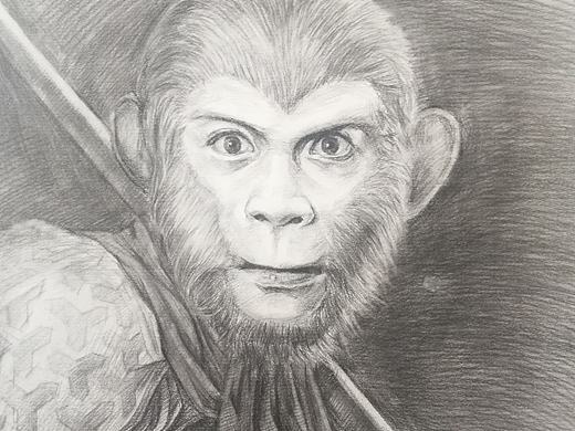 素描美猴王