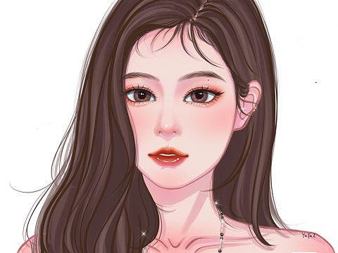 画遍Blackpink所有成员之第二天。第二个画了Jennie。