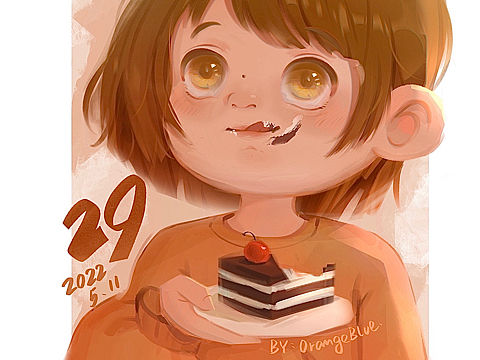 Wishes my birthday to be joyful!