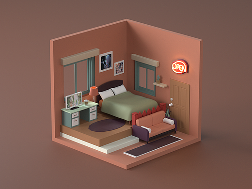 C4D 小场景