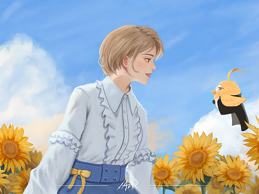 童话--相遇（个人主页-ZNjYzMTEyNjQ=） - 创作习作 - 站酷设计师Hawk_Jo原创素材 - 站酷ZCOOL