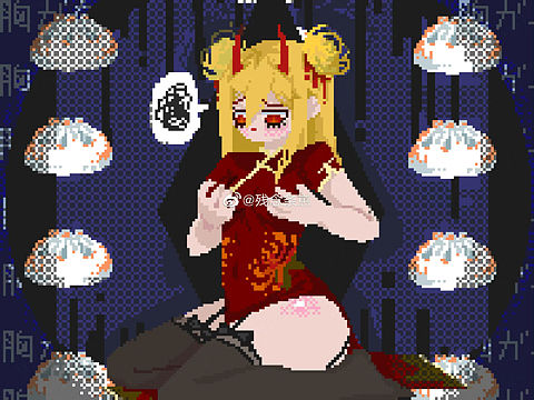 🩸【帕瓦】🩸（个人主页-ZNDI1NzEzMzI=） - 像素画 - 站酷设计师残念条崽原创素材 - 站酷ZCOOL