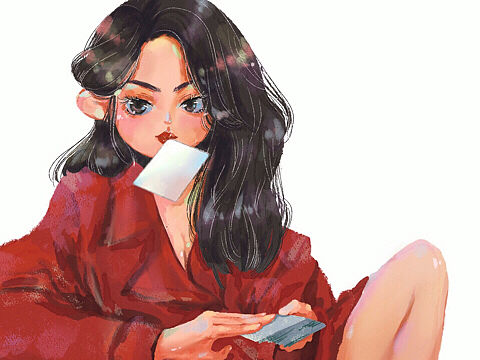 邱姐（个人主页-ZNDIwNDUwOTI=） - 商业插画 - 站酷设计师阿走_原创素材 - 站酷ZCOOL