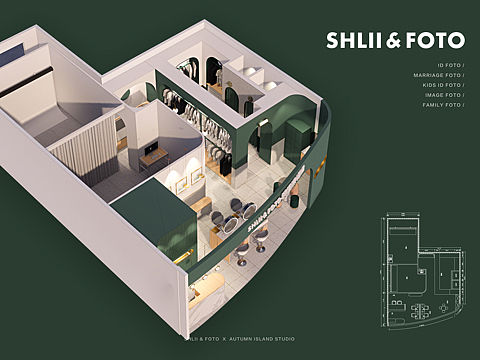店面设计/时里照相馆