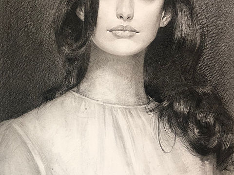 纳比画室_蒋老师画安妮·海瑟薇