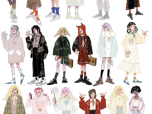 【2020年终总结】今年的服装设计