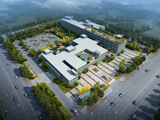 昆山市淀山湖医院广场景观设计