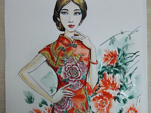 花开富贵,游龙戏凤