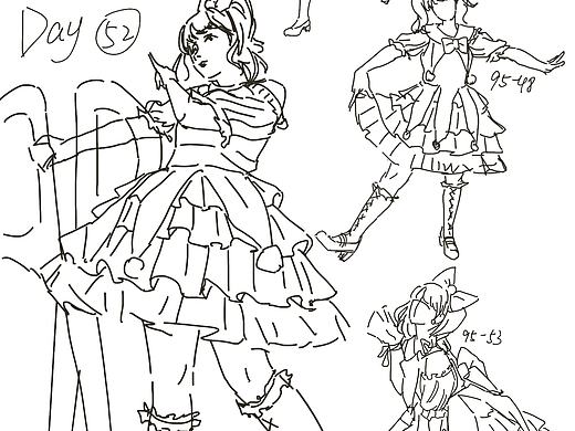 #速写60天挑战赛# day52@速写班长