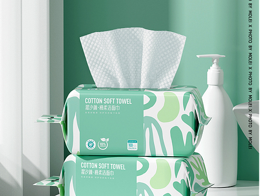 棉柔巾|洗脸巾|生活用品|产品摄影|默雷