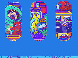 卡通海洋生物公益海報(bào)