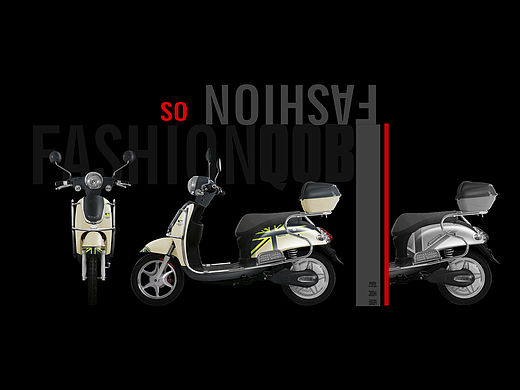 英伦风格电动车涂装设计