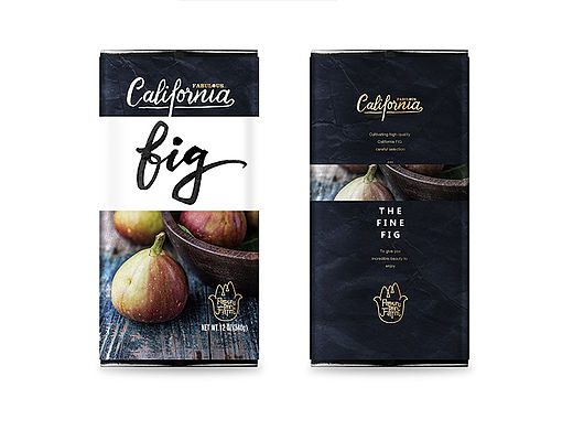 “ fabulous California”的无花果产品包装系列-fig packaging