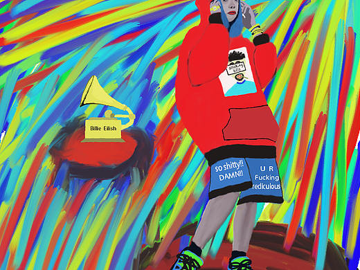 拿了格莱美奖的小女孩