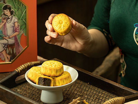 点都德有礼 茶味月饼