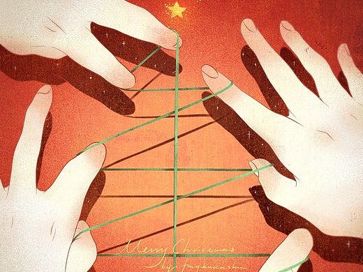 送你一棵圣诞树  Merry Christmas :))