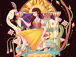 原创国风插画 | 春日绽放