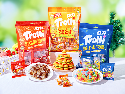口力糖果组合场景图+创意图拍摄汇总
