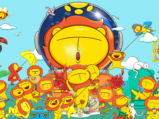 通威太阳能 — 二十四节气插画