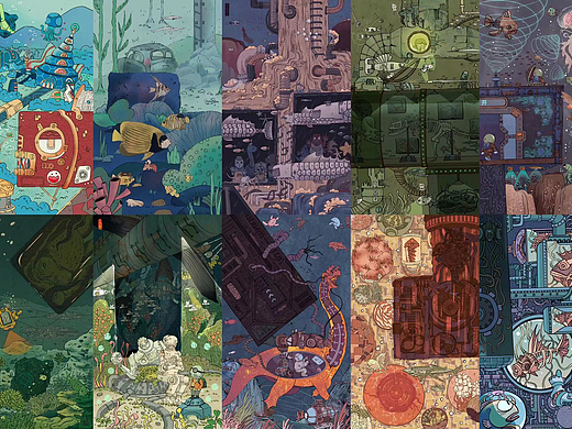木丁插画艺术工作室2022-2版内部活动---海底科技