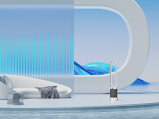 空气净化器渲染展示