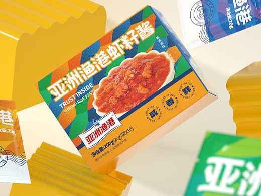 尚智×亚洲渔港｜招牌海鲜酱概念包装｜酱料包装设计