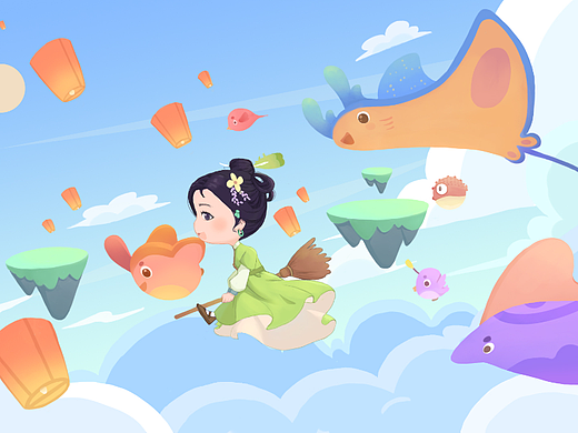 飞啦（个人主页-ZNjAxMzc0MzY=） - 儿童插画 - 站酷设计师智彬原创素材 - 站酷ZCOOL