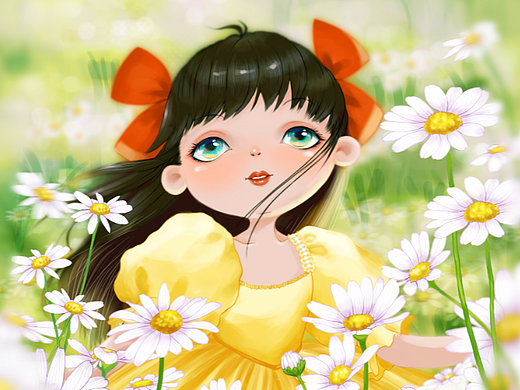 花海（个人主页-ZNjQ3NTIyNjg=） - 儿童插画 - 站酷设计师我的名字叫卓卓原创素材 - 站酷ZCOOL