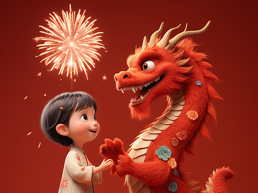 我的龙年AI守护神 - 龙年大吉