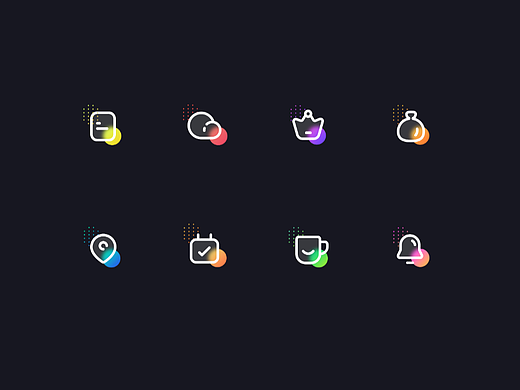 mbe及毛玻璃风格icon