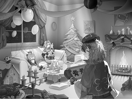 圣誕之夜的聚餐(CG美術(shù)基礎(chǔ))（個(gè)人主頁-ZNjYyNjI5MDA=） - 商業(yè)插畫 - 站酷設(shè)計(jì)師湯米哥哥原創(chuàng)素材 - 站酷ZCOOL