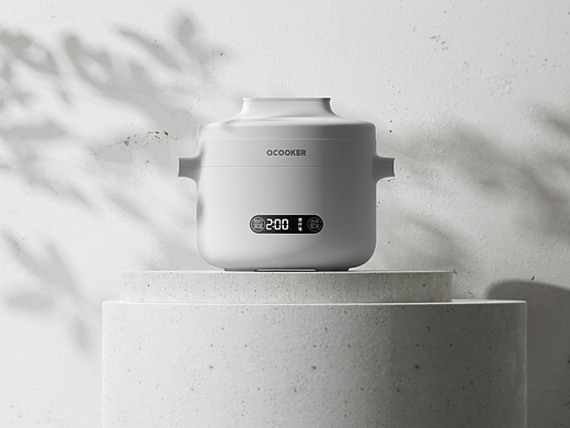 圈厨QCOOKER 迷你电饭煲 | 方块设计 SQUARE DESIGN