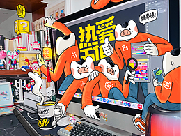 矢量线性插画