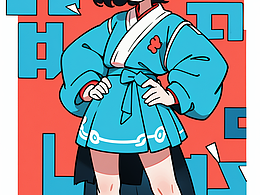 插画作品整理可爱的小娃娃