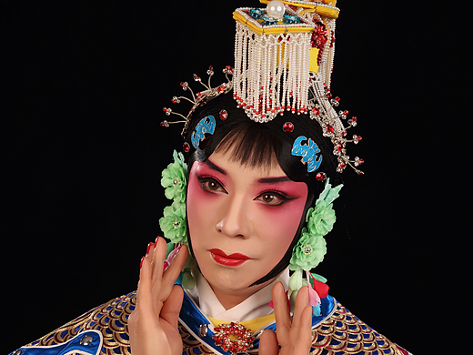 我的京剧照    京剧旦角化妆    戏曲