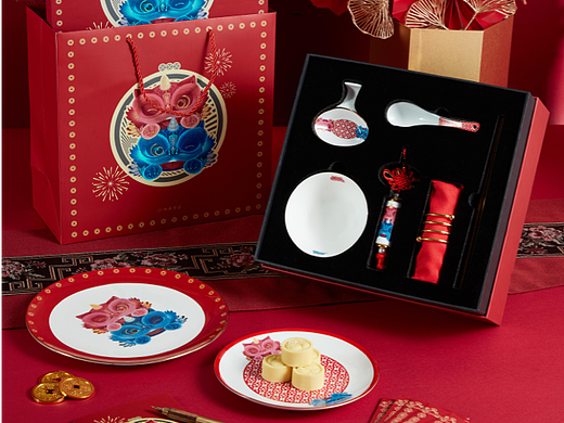 新年貔貅餐具礼盒