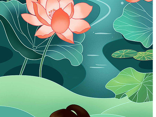 H5#条漫#西湖龙井（个人主页-ZNjAxNzAyNjQ=） - 商业插画 - 站酷设计师陈大轩儿原创素材 - 站酷ZCOOL