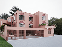 临摹｜Heryco 550㎡，墨西哥公寓楼改造设计