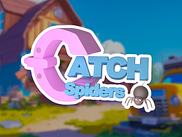 原創(chuàng)獨立游戲設(shè)計歐美風(fēng)《Catch Spiders》UI+概念設(shè)計